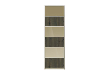 Фасад Комб 4_4/3 ДСП + Зеркало Бронза 639х2400 Киевский стандарт