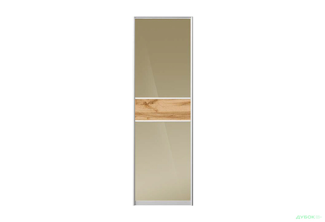 Изображение 2 - Фасад Комб 40_40/2 ДСП + Зеркало Бронза 739х2400 Киевский стандарт