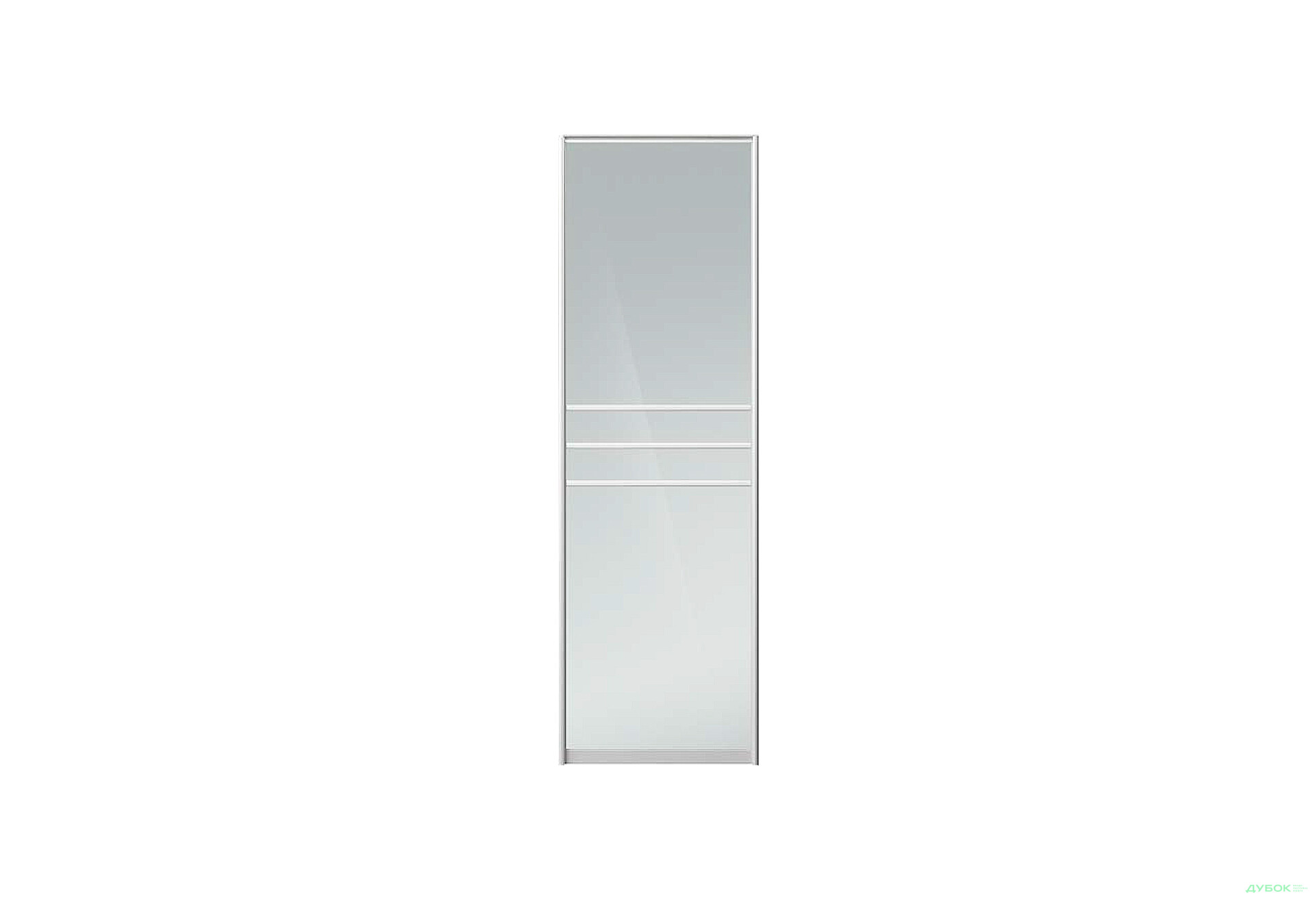 Изображение 1 - Фасад Комб 39_39/1 Зеркало Серебро 905х2400 Киевский стандарт