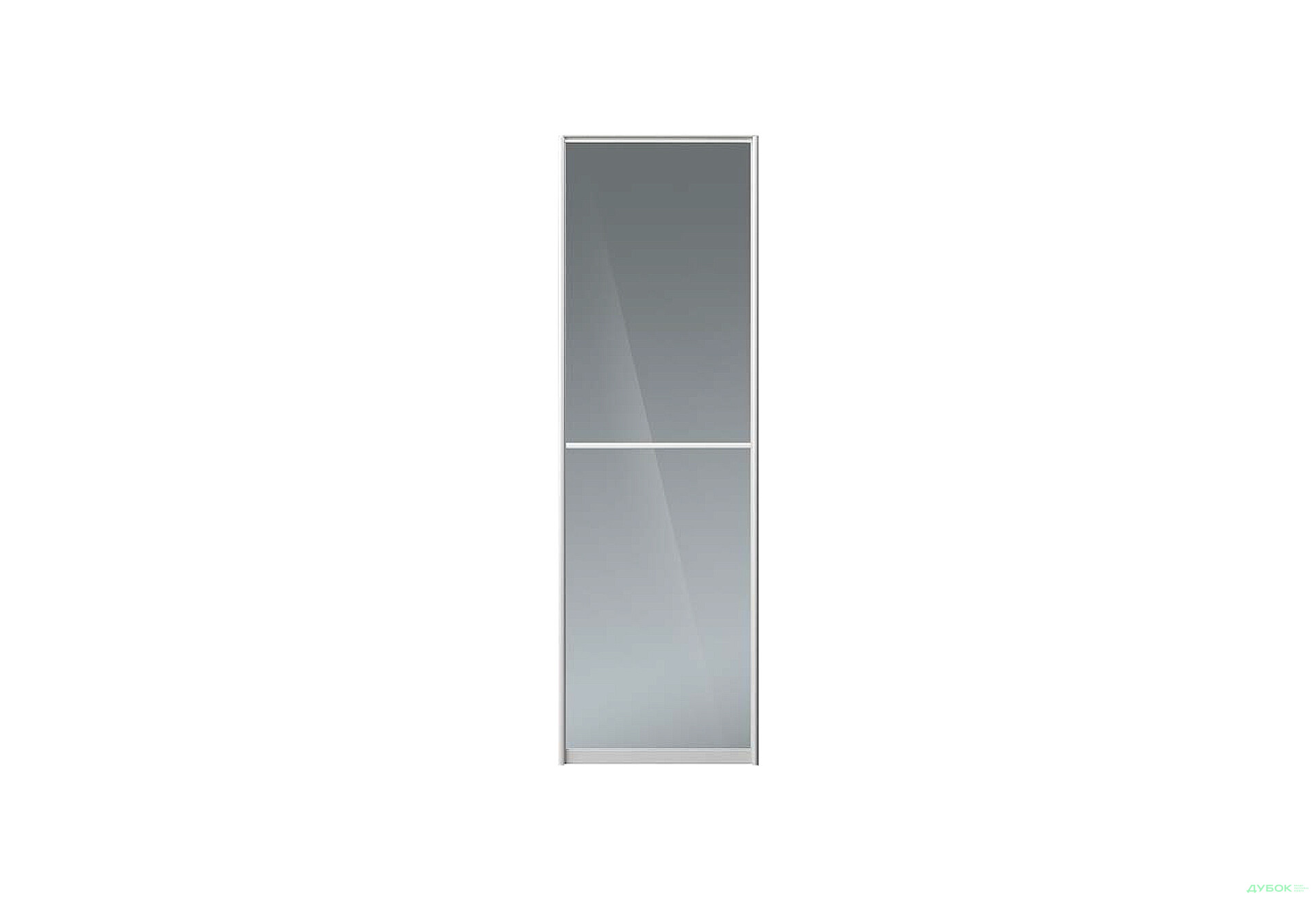 Изображение 1 - Фасад Комб 38_38/3 Зеркало Графит 655х2400 Киевский стандарт