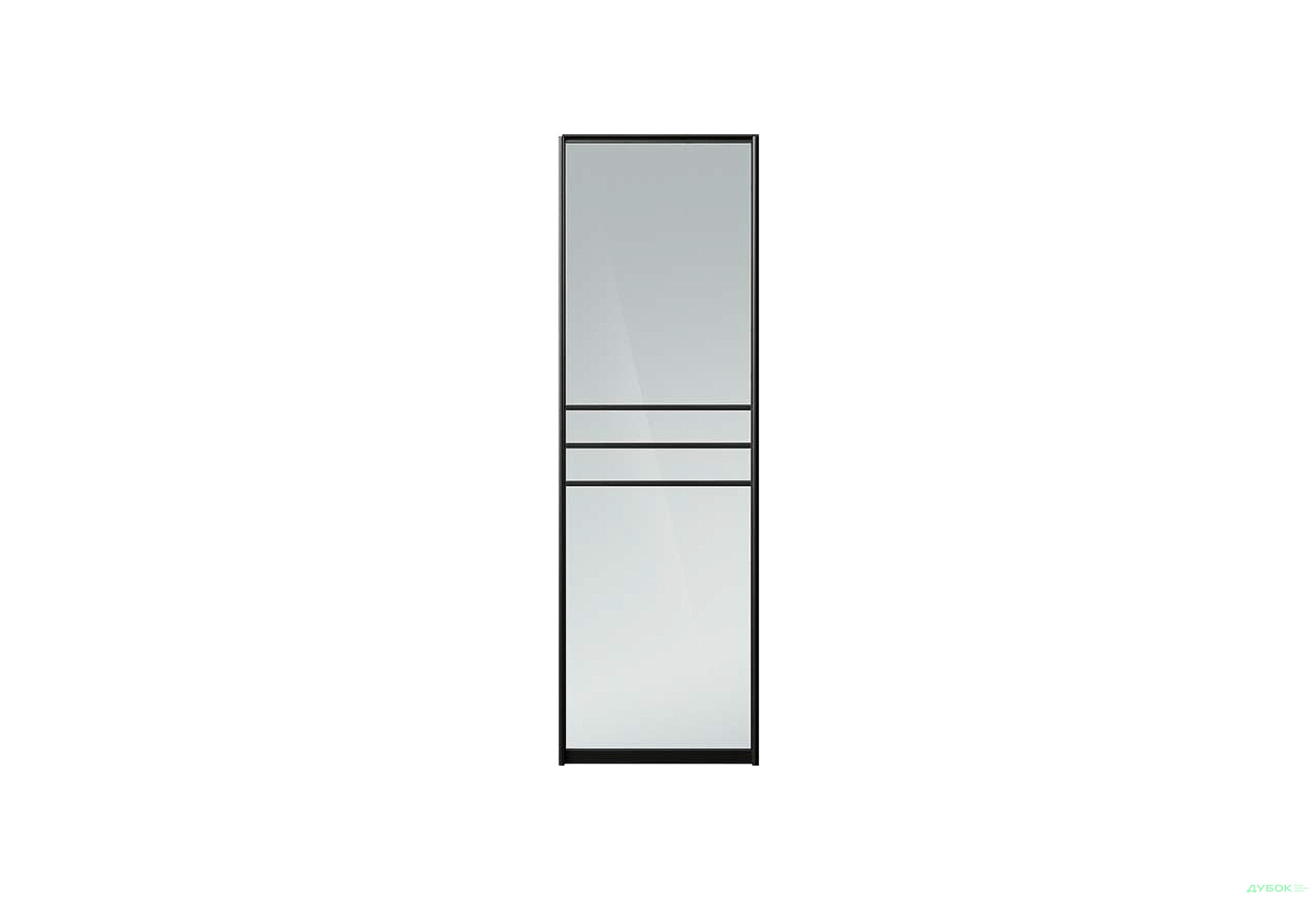Изображение 2 - Фасад Комб 39_39/1 Зеркало Серебро 655х2400 Киевский стандарт