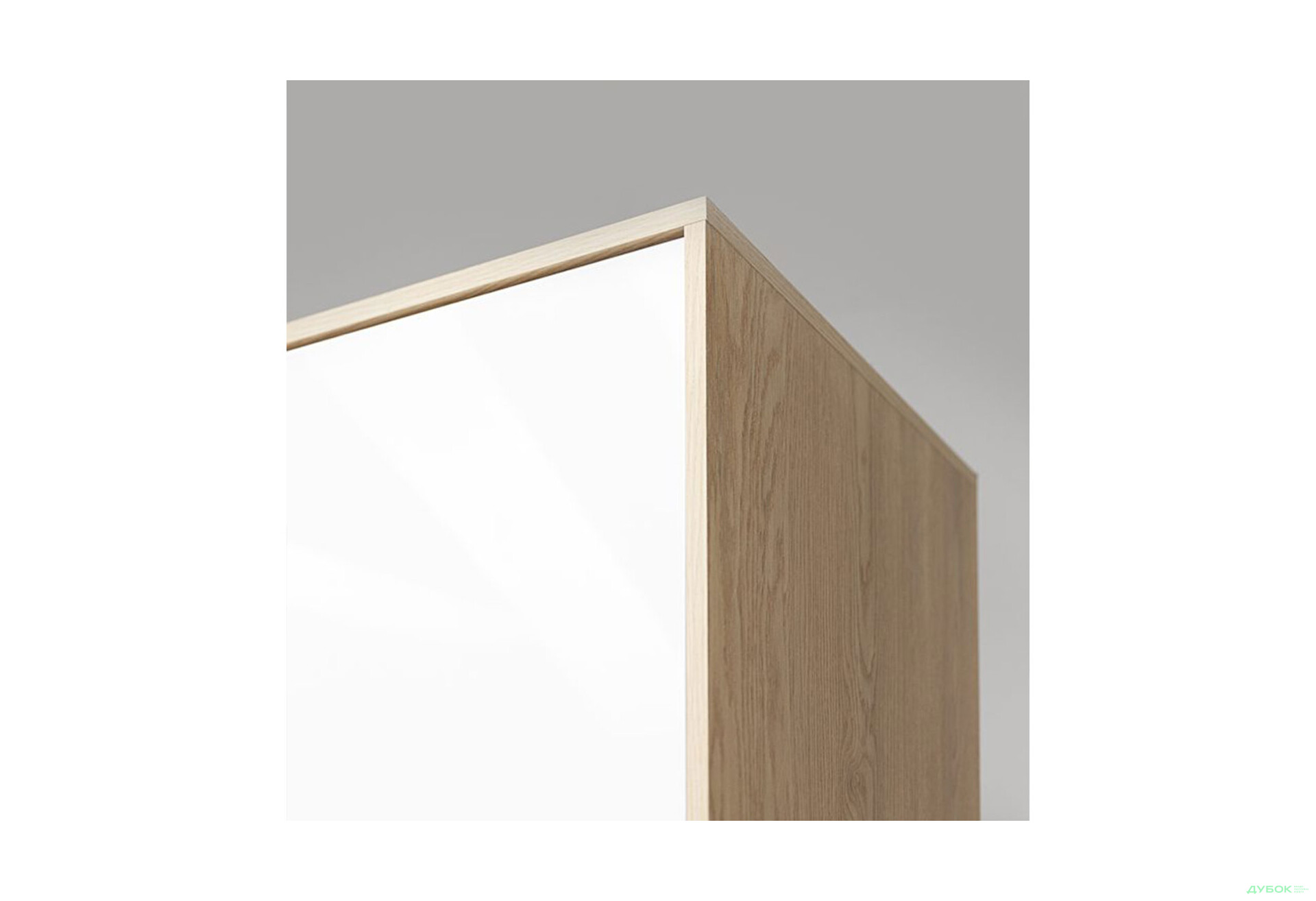 Зображення 6 - Шафа MiroMark Олівія 3-дверна із 3 шухлядами та дзеркалом 173,2 см, глянець білий / дуб кремона