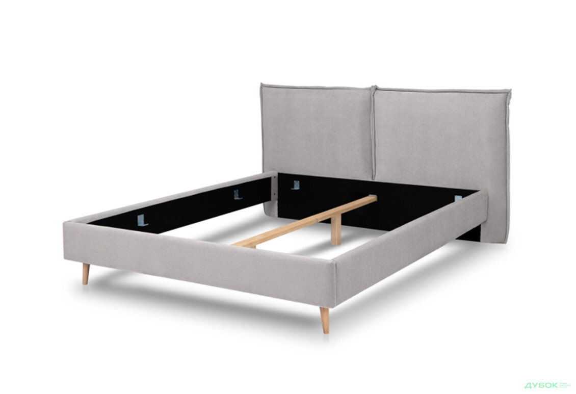 Зображення 3 - Ліжко двоспальне м'яке MiroMark Олівія 160х200 см, світло-сірий шеніл