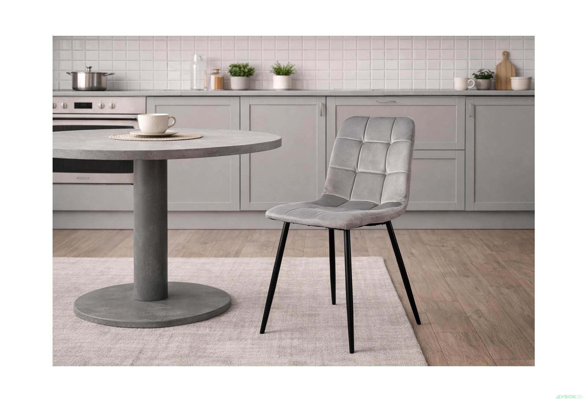 Зображення 2 - Стілець Perfect Home PM-003 44х54x87 см, сірий