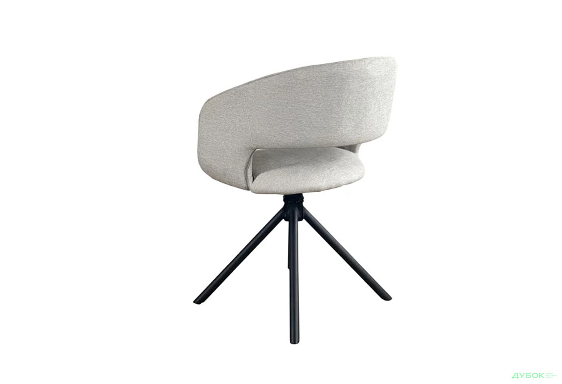 Изображение 4 - Стул Perfect Home Холли / Holly поворотный на 180 54х47x80 см, серый