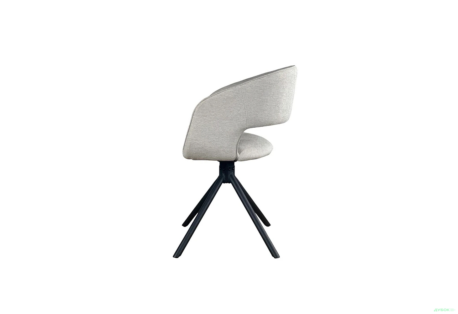 Изображение 3 - Стул Perfect Home Холли / Holly поворотный на 180 54х47x80 см, серый