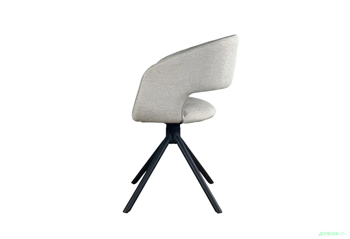 Изображение 3 - Стул Perfect Home Холли / Holly поворотный на 180 54х47x80 см, серый