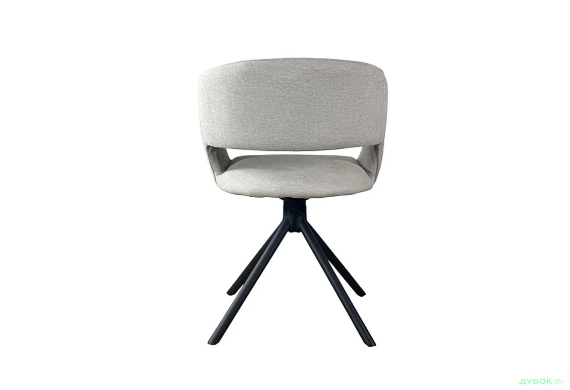 Изображение 5 - Стул Perfect Home Холли / Holly поворотный на 180 54х47x80 см, серый