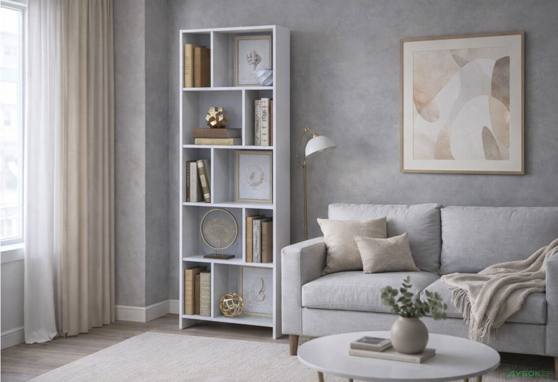 Изображение 2 - Этажерка Doros Студент 63 см, белая