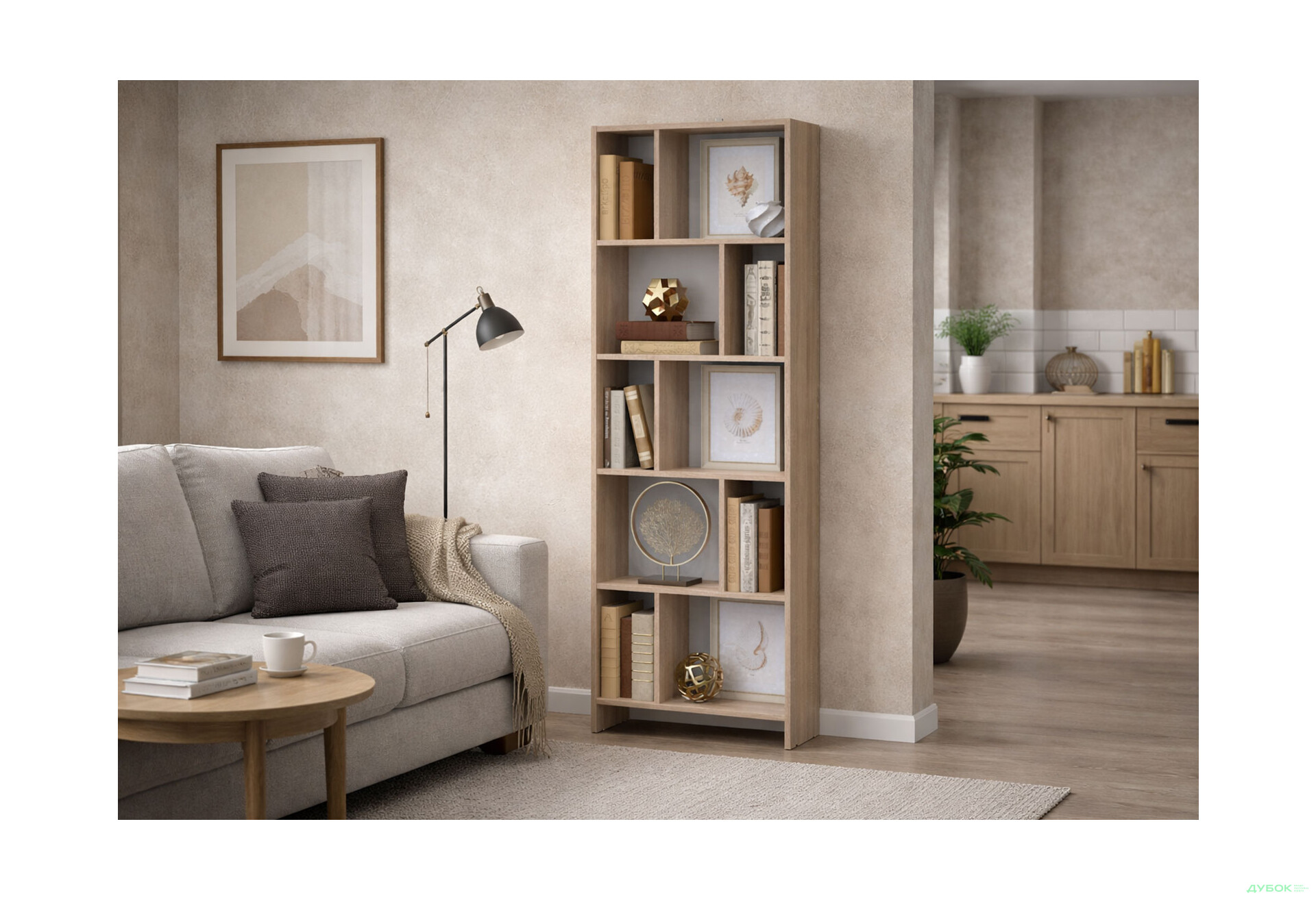Изображение 2 - Этажерка Doros Студент 63 см, дуб сонома