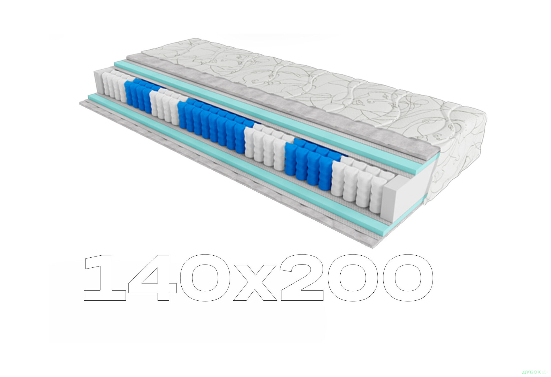 Зображення 1 - Матрац Artist Pikasso / Артіст Пікассо 140х200 ЕММ