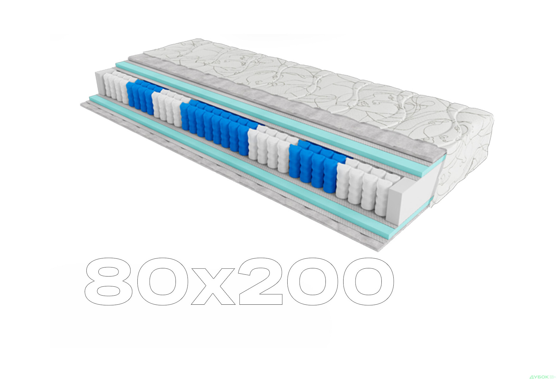 Зображення 1 - Матрац Artist Pikasso / Артіст Пікассо 80х200 ЕММ