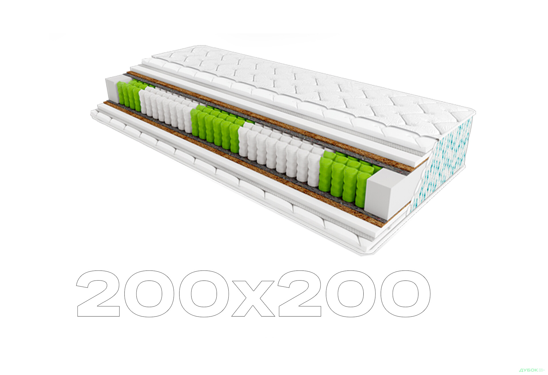 Изображение 1 - Матрас Palmera Aventura / Пальмера Авентура 200х200 ЕММ