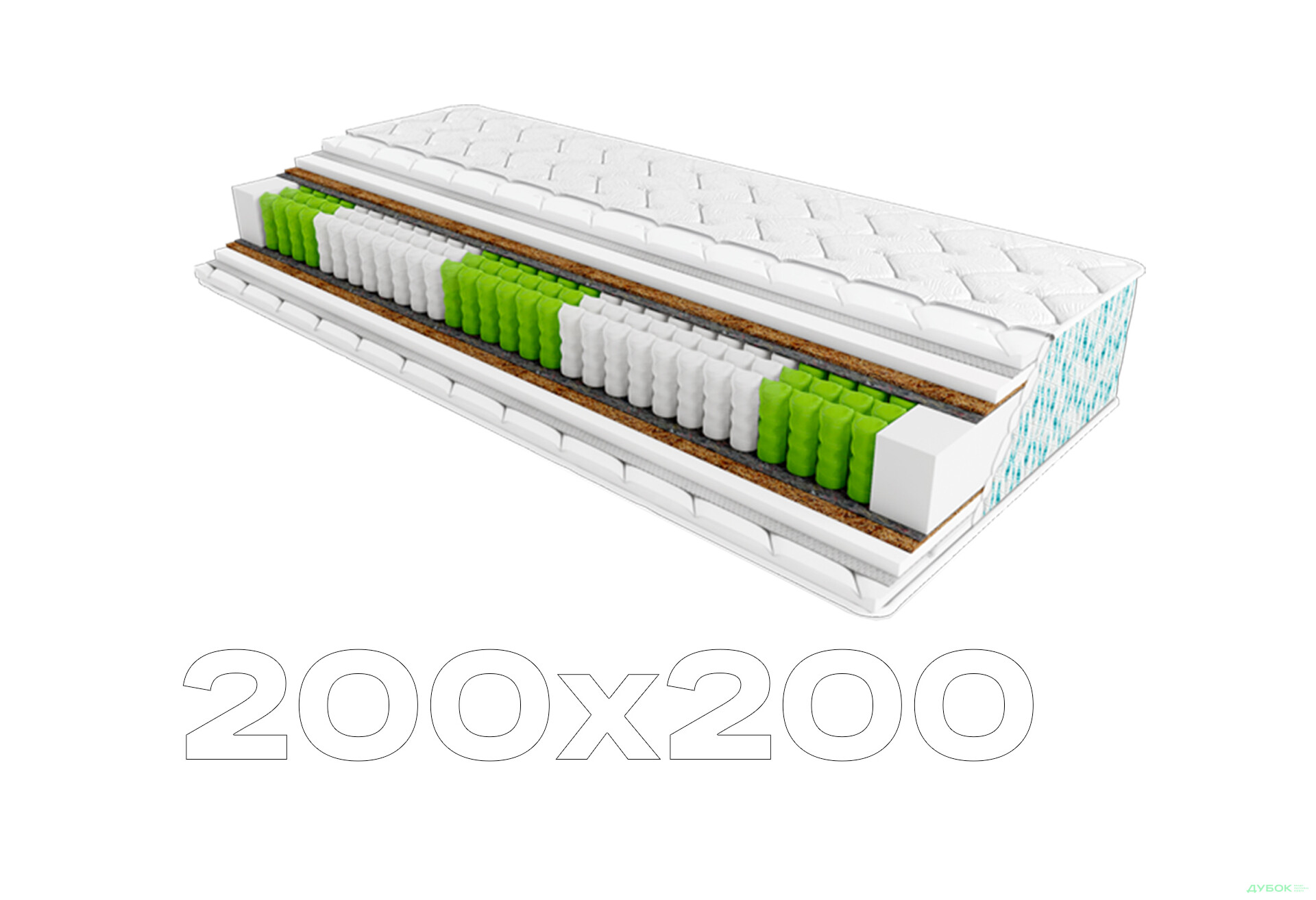 Изображение 1 - Матрас Palmera Selva / Пальмера Сельва 200х200 ЕММ