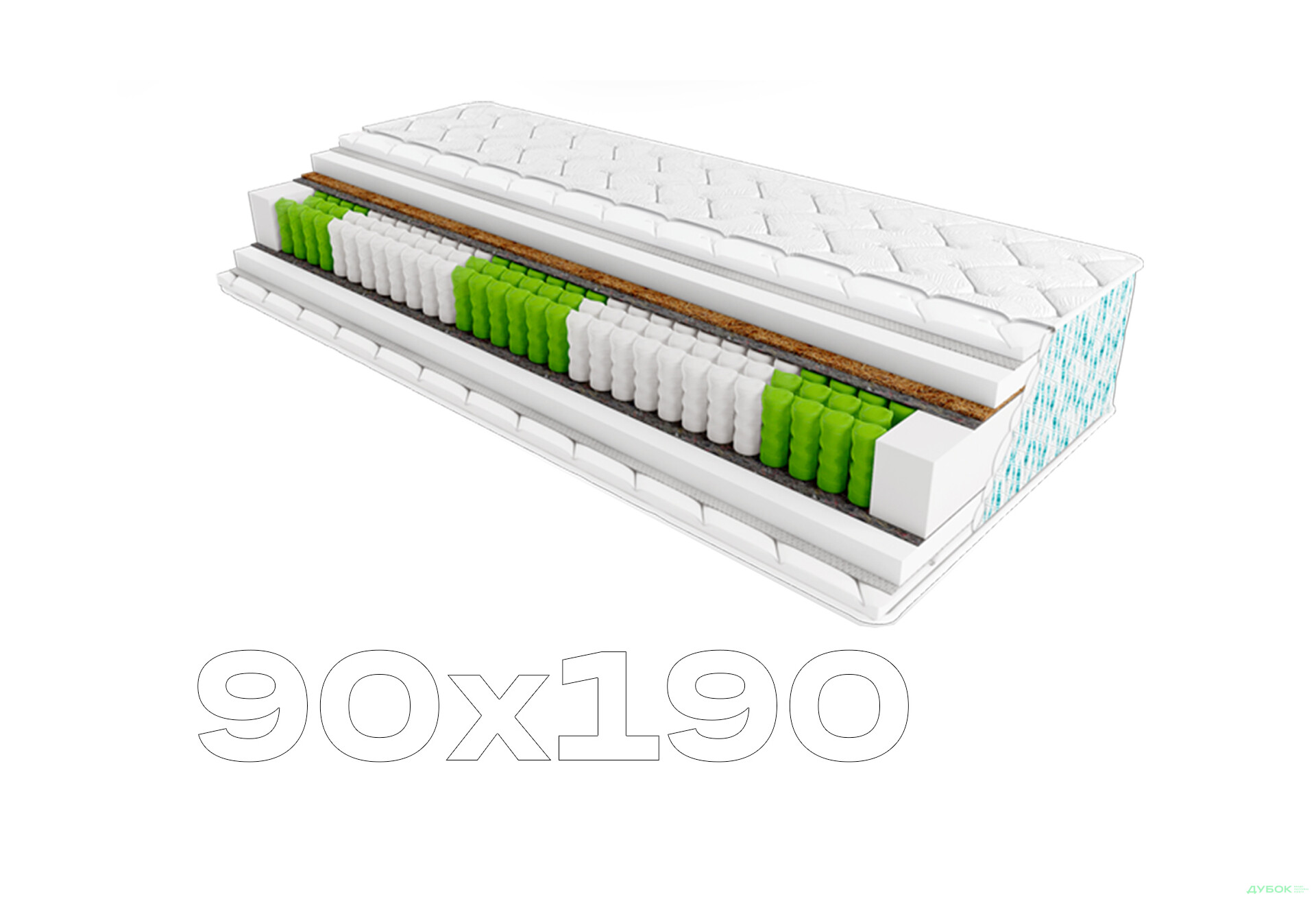 Зображення 1 - Матрац Palmera Reina / Пальмера Рейна 90х190 ЕММ