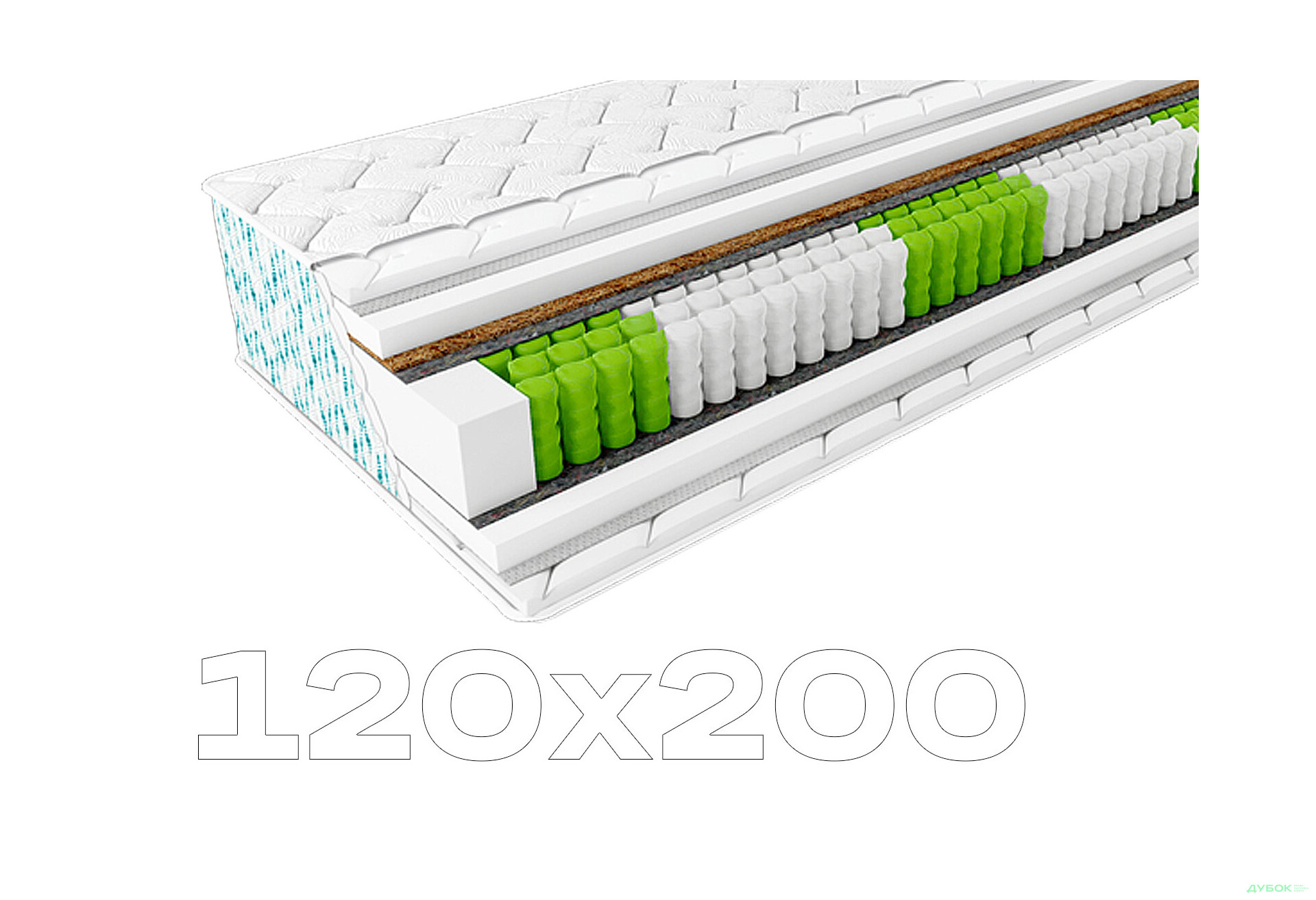 Зображення 1 - Матрац Palmera Brisa / Палмера Бріса 120х200 ЕММ