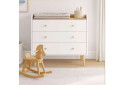 Изображение 2 - Комод 3 Art In Head Асгард / Asgard с 3 ящиками 82 см, белый бриллиант / дуб крафт золотой