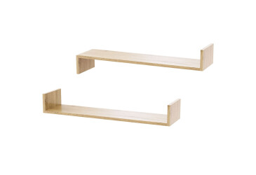 Полиця книжкова Art In Head Асгард / Asgard (комплект 2 в 1) 82 см, білий діамант / дуб крафт золотий