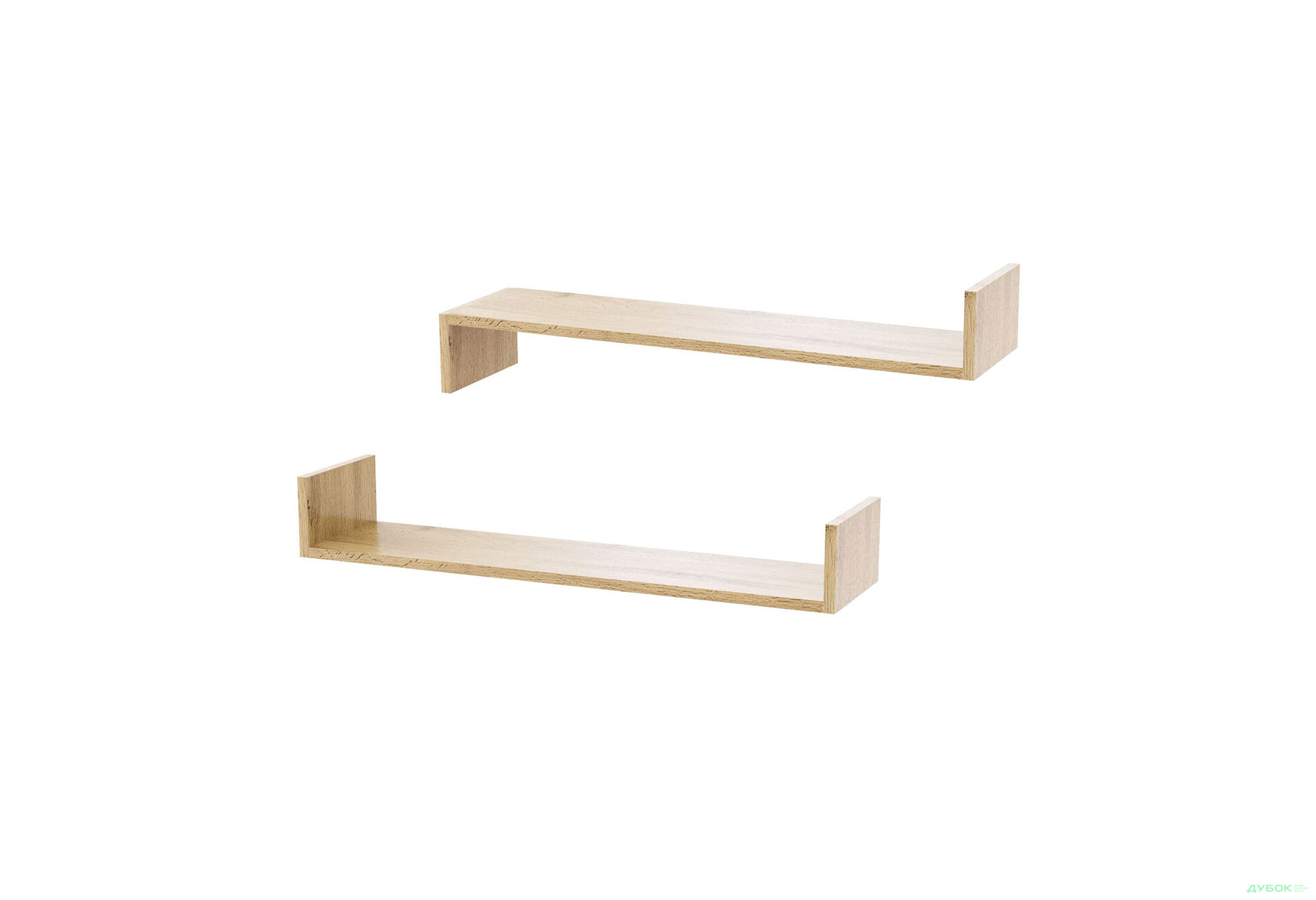 Зображення 1 - Полиця книжкова Art In Head Асгард / Asgard (комплект 2 в 1) 82 см, білий діамант / дуб крафт золотий