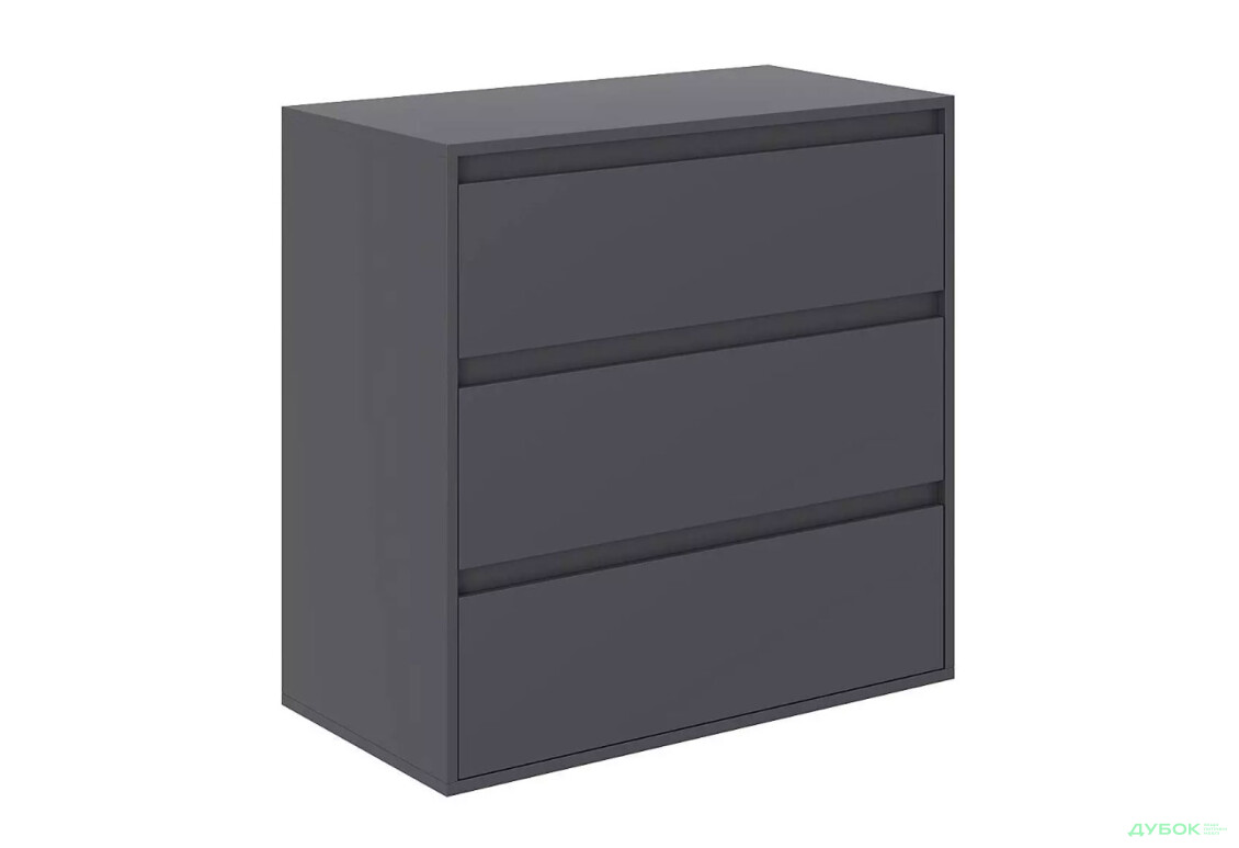 Изображение 3 - Комод Art In Head Лайт 3 с 3 ящиками 80 см, графит