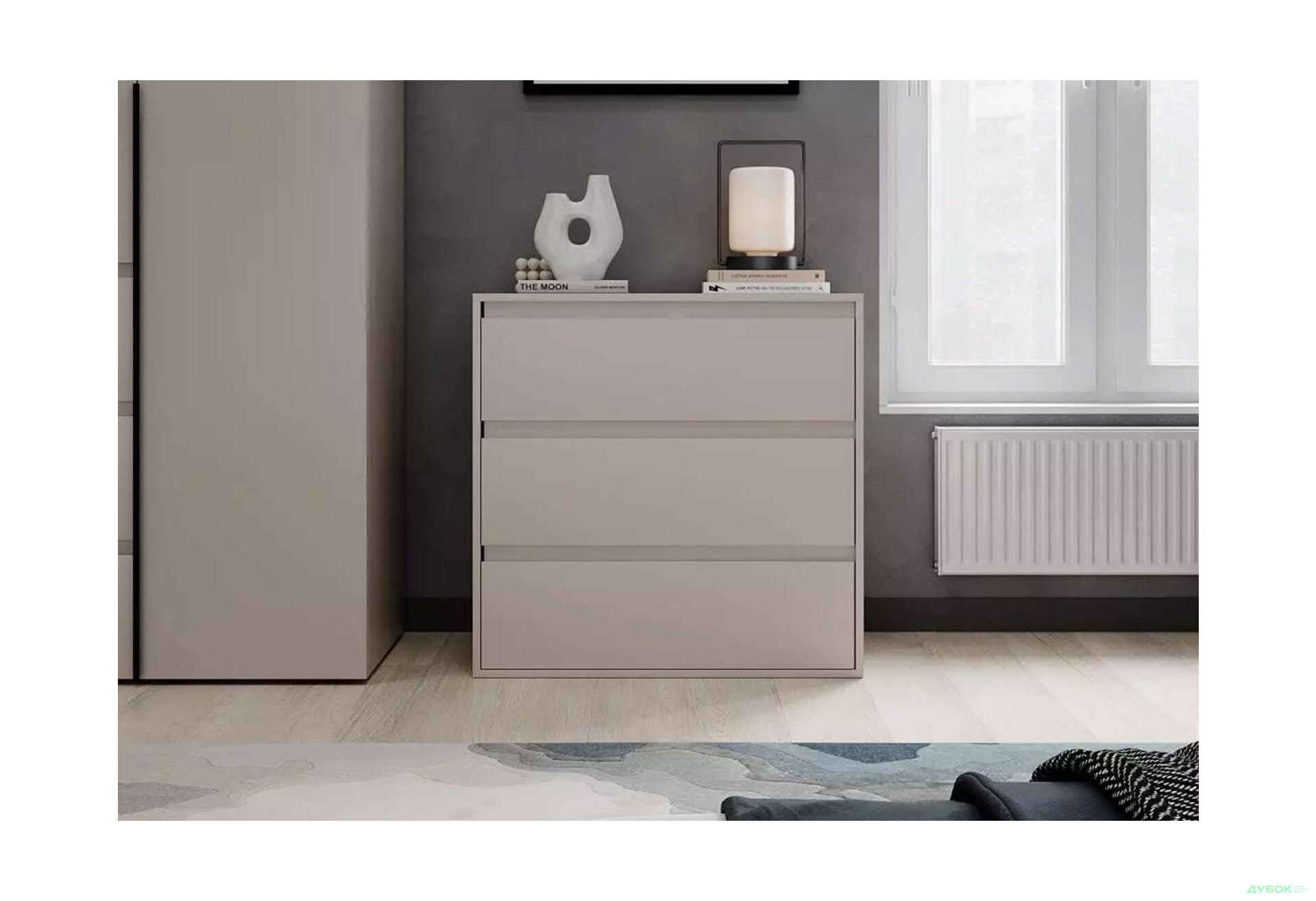 Изображение 2 - Комод Art In Head Лайт 3 с 3 ящиками 80 см, кашемир