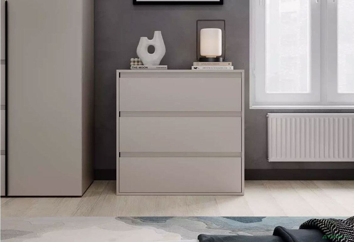 Изображение 2 - Комод Art In Head Лайт 3 с 3 ящиками 80 см, кашемир