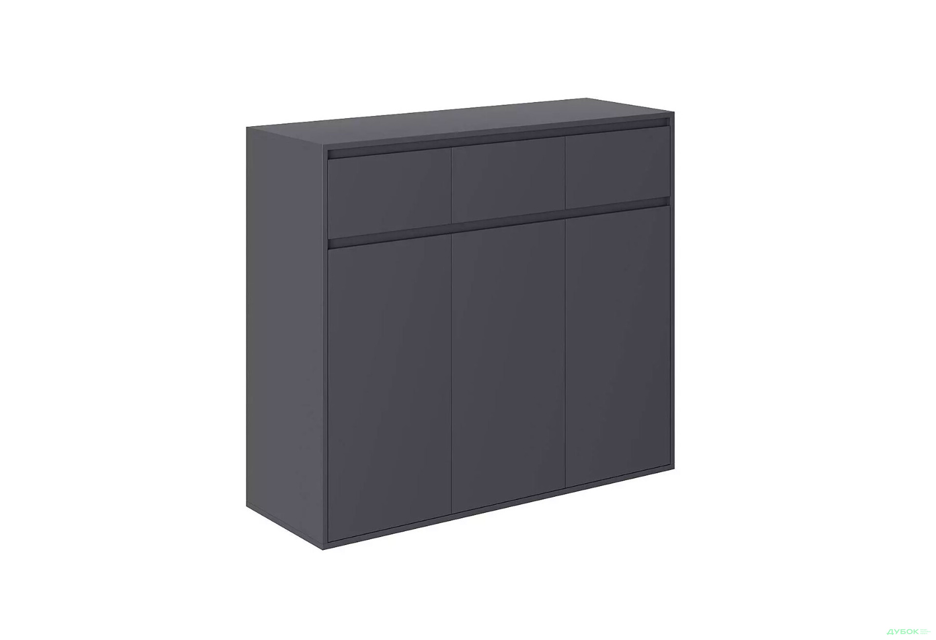 Зображення 3 - Комод Art In Head Лайт 3х3 3-дверний з 3 шухлядами 120 см, графіт