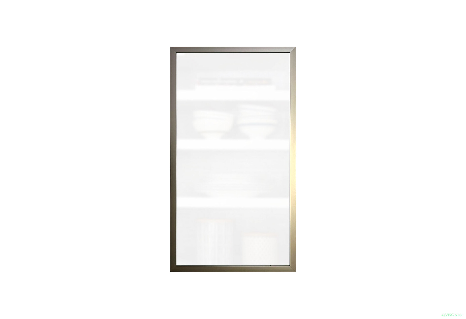 Изображение 1 - Фасад стеклянный мат 713x496 (В50 h-720), рама шампань металл Svit Mebliv
