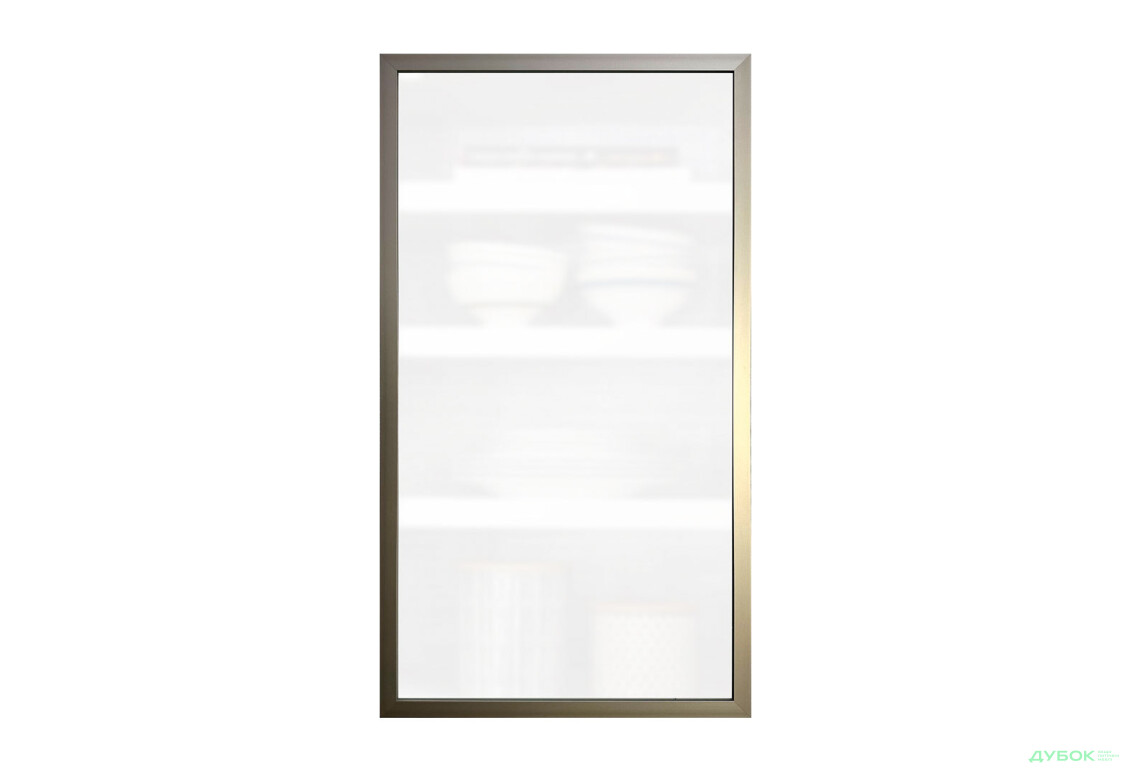 Фасад стеклянный мат 913x396 (В40 h-920), рама шампань металл Svit Mebliv