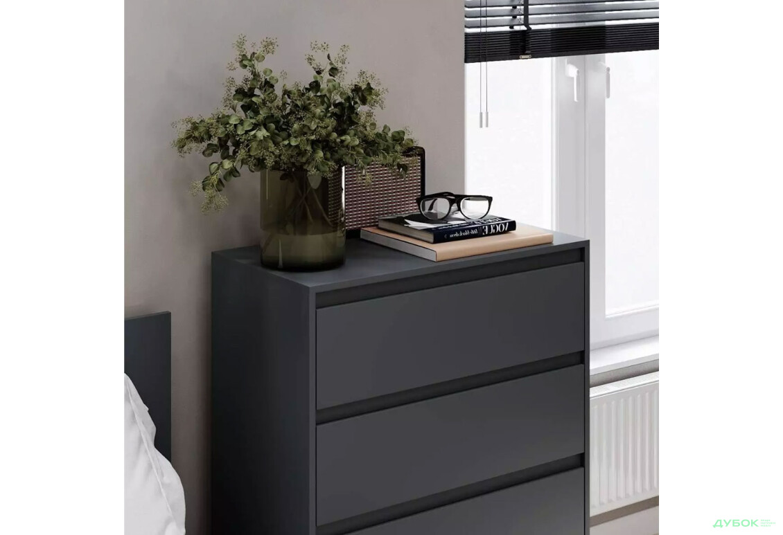 Зображення 3 - Комод Art In Head Light / Лайт з 4 шухлядами 80 см, графіт