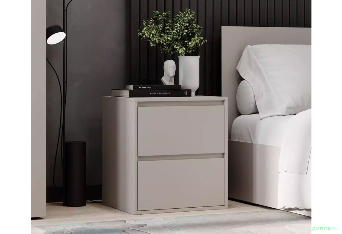 Зображення 3 - Тумба приліжкова Art In Head Light / Лайт з 2 шухлядами 50 см, кашемір