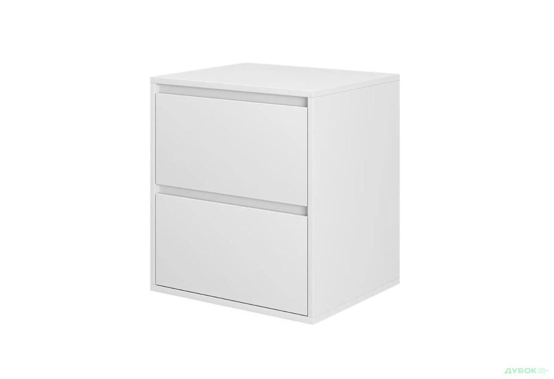 Тумба приліжкова Art In Head Light / Лайт з 2 шухлядами 50 см, білий діамант