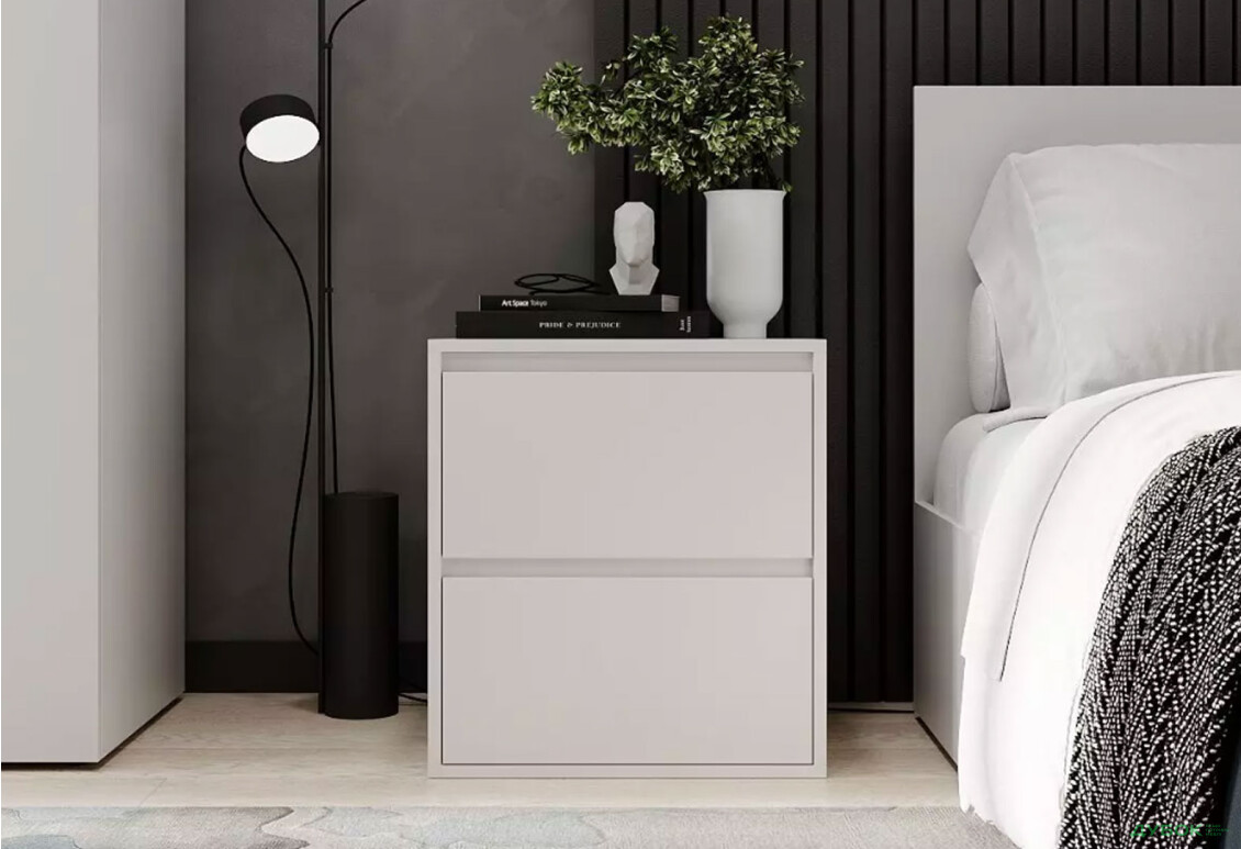 Зображення 2 - Тумба приліжкова Art In Head Light / Лайт з 2 шухлядами 50 см, білий діамант