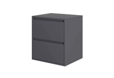 Тумба приліжкова Art In Head Light / Лайт з 2 шухлядами 50 см, графіт