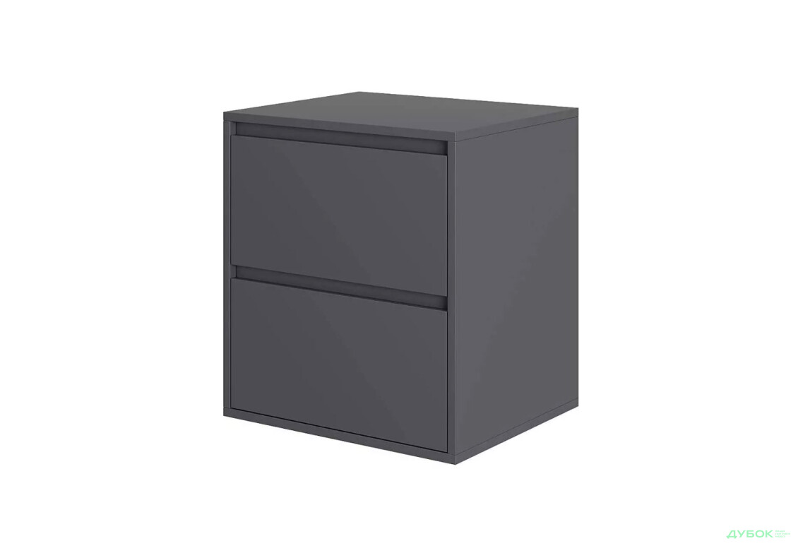 Тумба приліжкова Art In Head Light / Лайт з 2 шухлядами 50 см, графіт