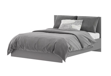 Ліжко двоспальне Art In Head Light / Лайт 160х200 см, графіт