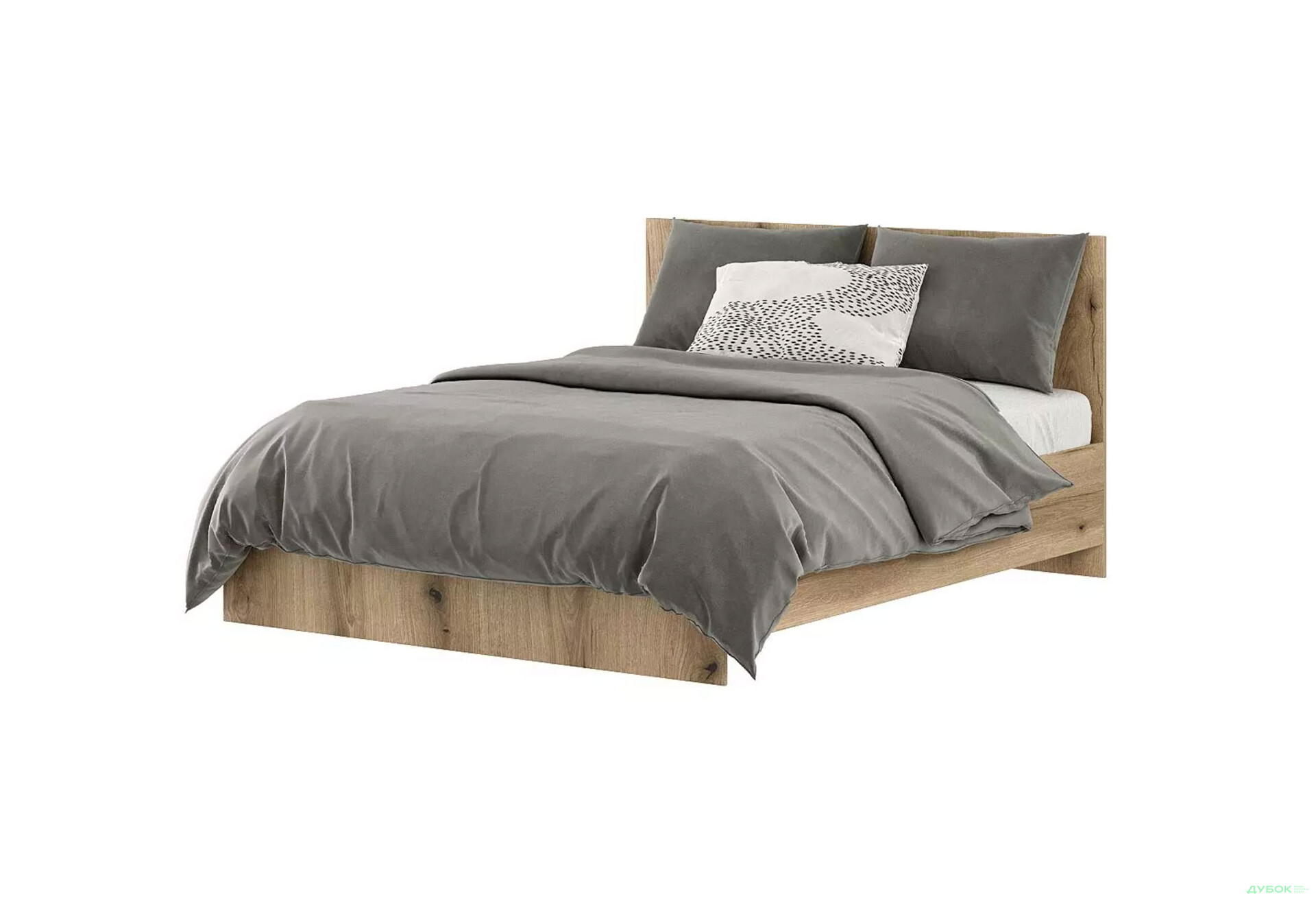 Зображення 1 - Ліжко двоспальне Art In Head Light / Лайт 160х200 см, дуб евок