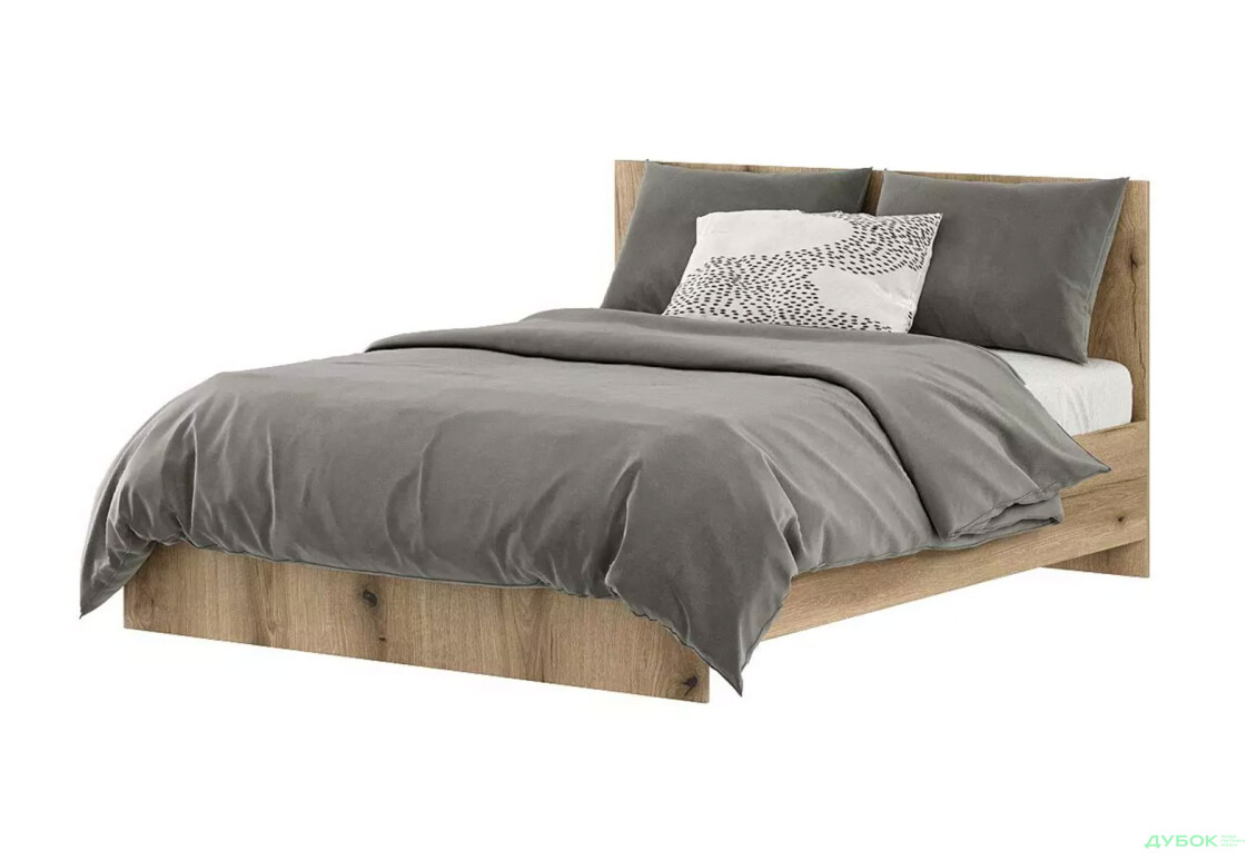 Ліжко двоспальне Art In Head Light / Лайт 160х200 см, дуб евок