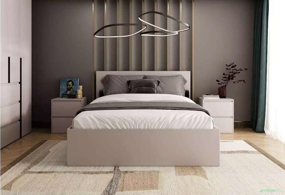 Зображення 2 - Ліжко Art In Head Light / Лайт 140х200 см, кашемір