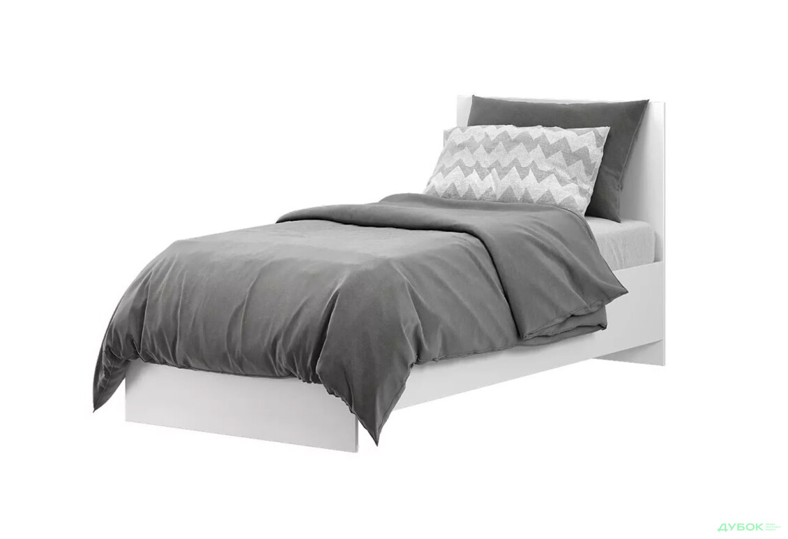 Ліжко Art In Head Light / Лайт 90х200 см, білий діамант