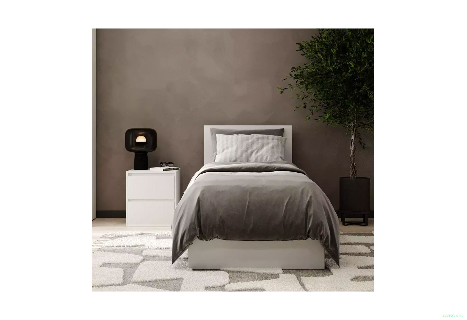 Зображення 3 - Ліжко Art In Head Light / Лайт 90х200 см, білий діамант