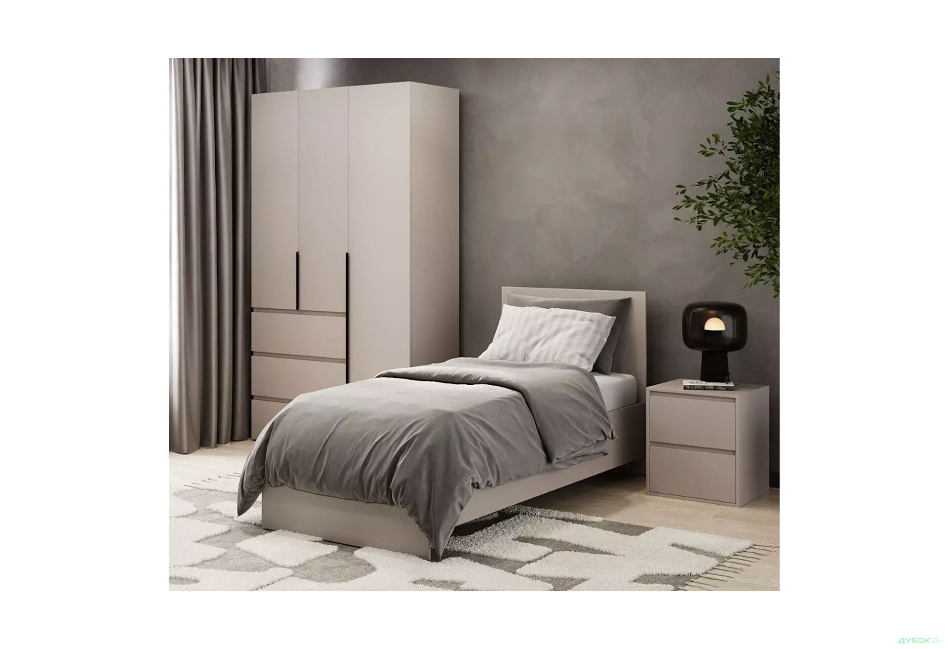 Зображення 2 - Ліжко Art In Head Light / Лайт 90х200 см, кашемір