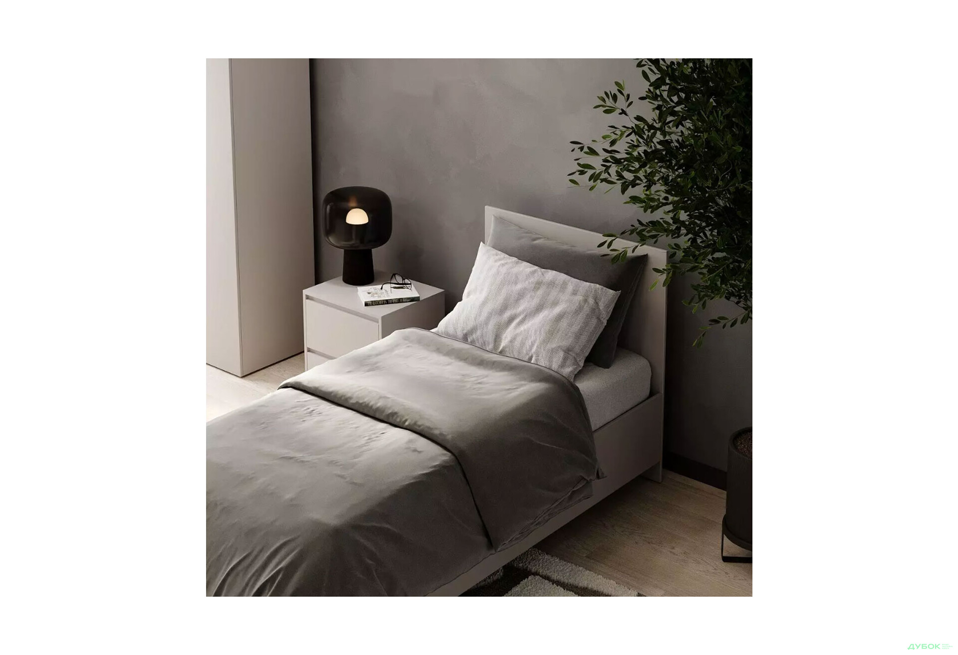 Зображення 4 - Ліжко Art In Head Light / Лайт 90х200 см, кашемір