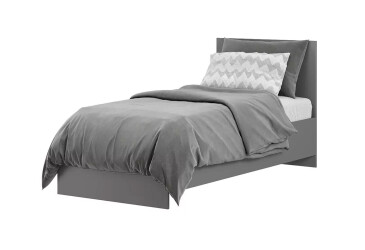 Ліжко Art In Head Light / Лайт 90х200 см, графіт