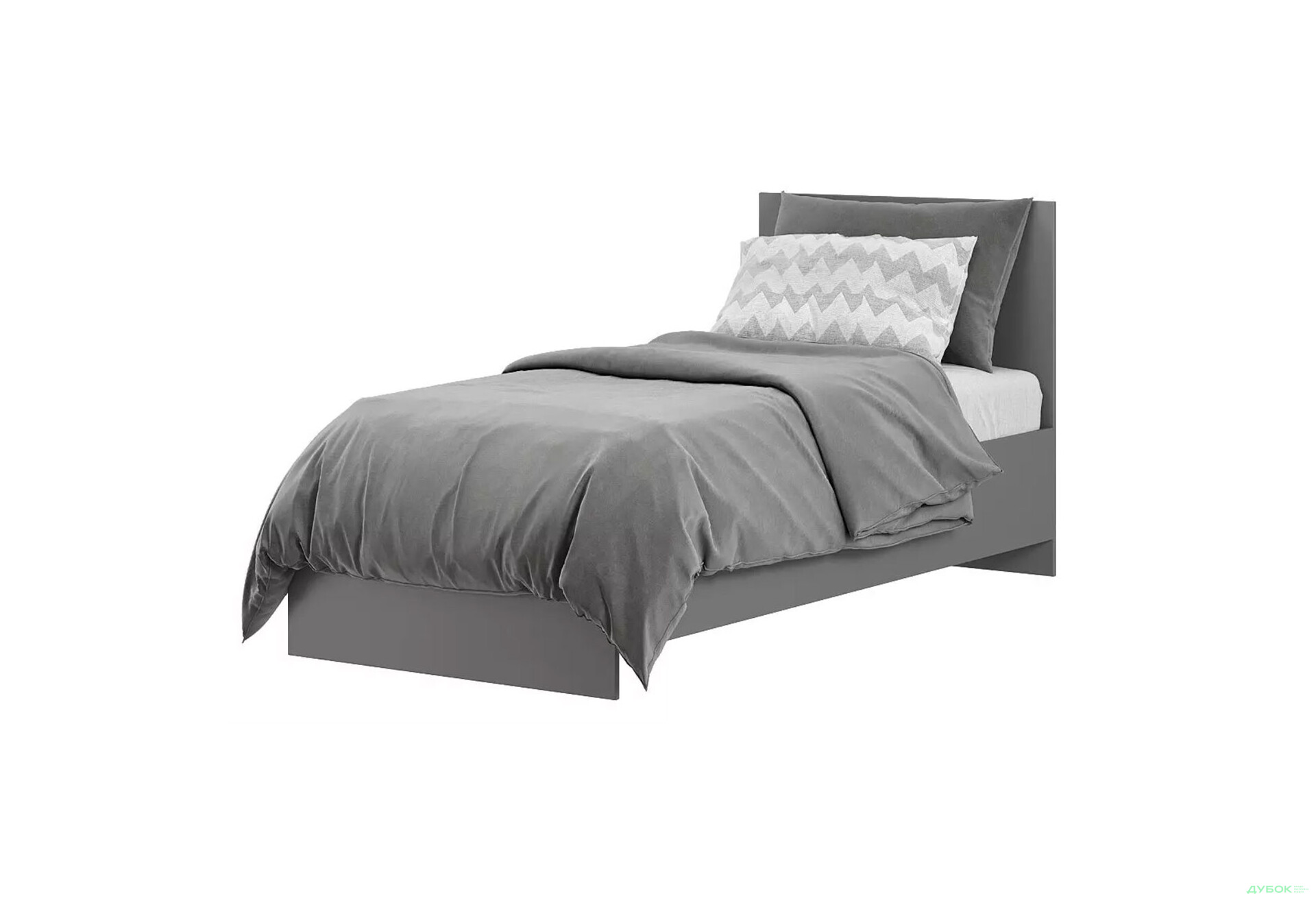 Зображення 1 - Ліжко Art In Head Light / Лайт 90х200 см, графіт