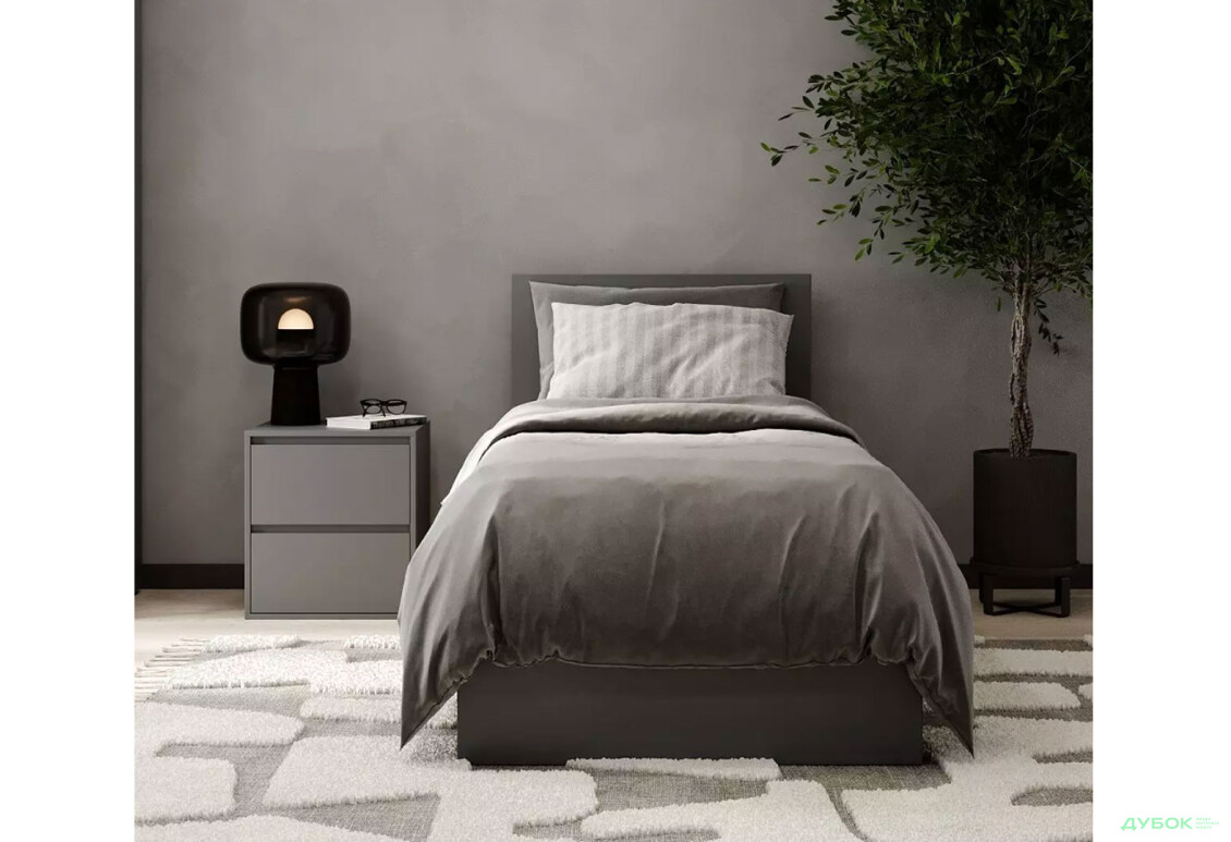 Зображення 3 - Ліжко Art In Head Light / Лайт 90х200 см, графіт