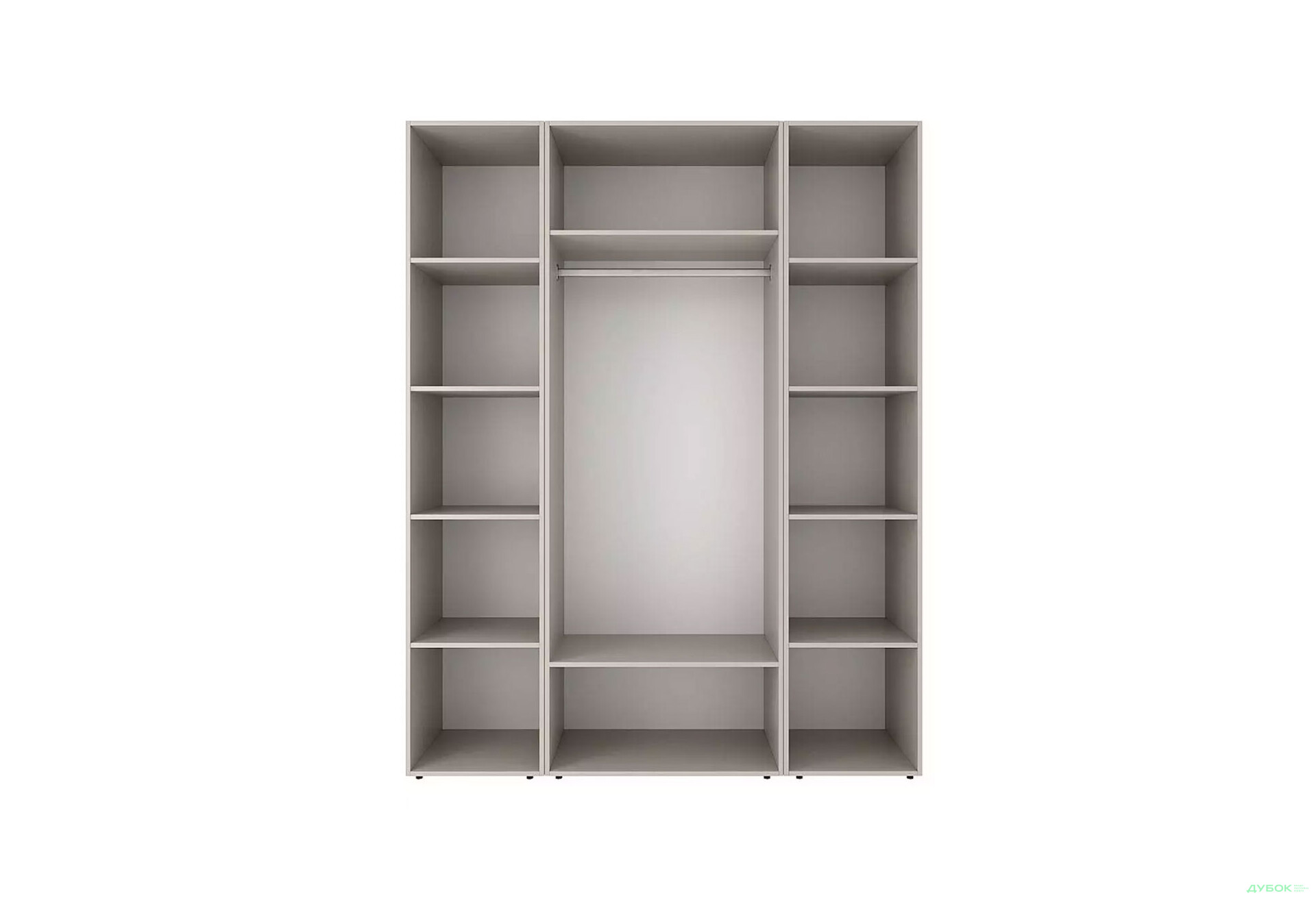 Изображение 6 - Шкаф Art In Head Light / Лайт 3-дверный со стеллажем 160 см, кашемир