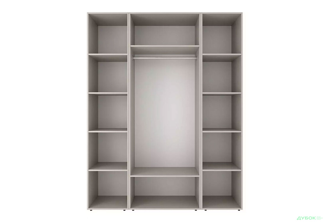 Изображение 6 - Шкаф Art In Head Light / Лайт 3-дверный со стеллажем 160 см, кашемир