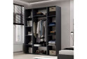 Зображення 5 - Шафа Art In Head Light / Лайт 3-дверна зі стелажем 160 см, графіт