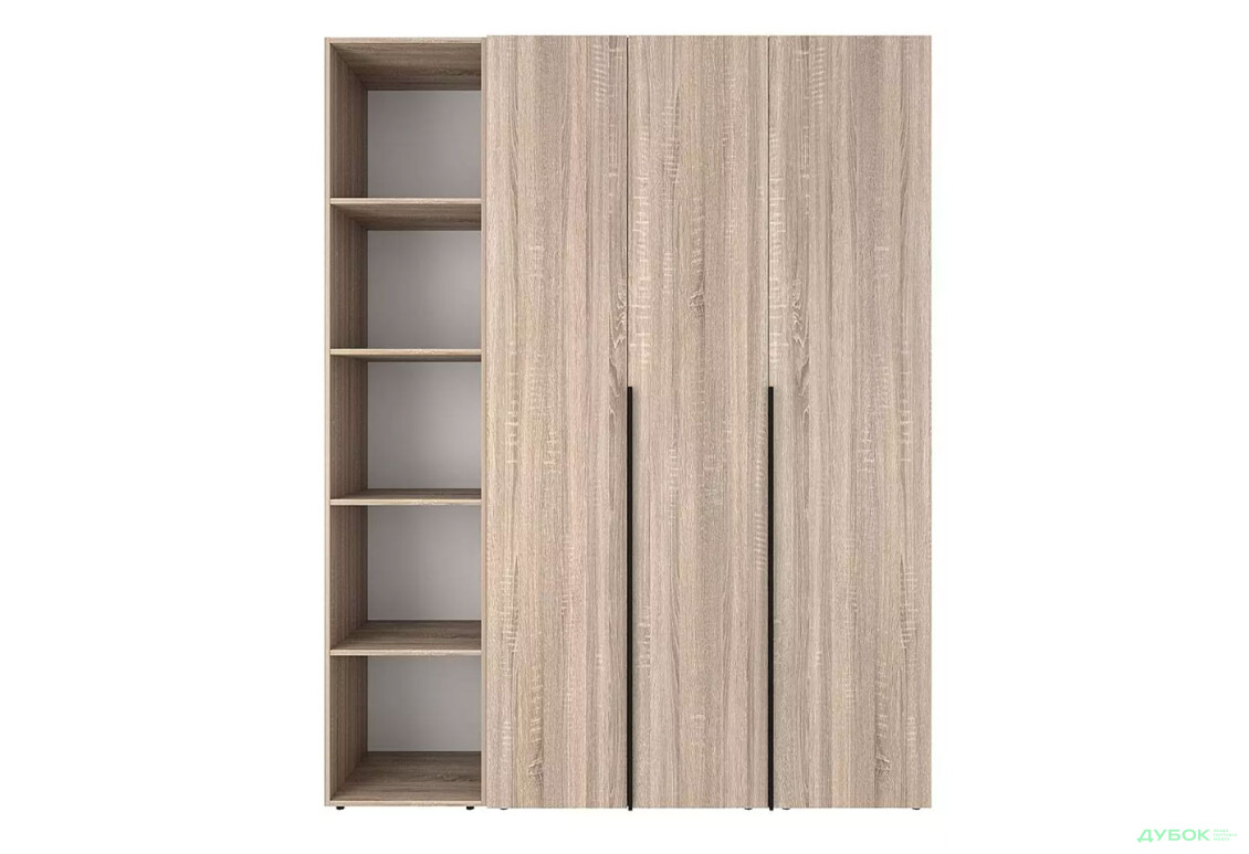 Изображение 4 - Шкаф Art In Head Light / Лайт 3-дверный со стеллажем 160 см, дуб сонома